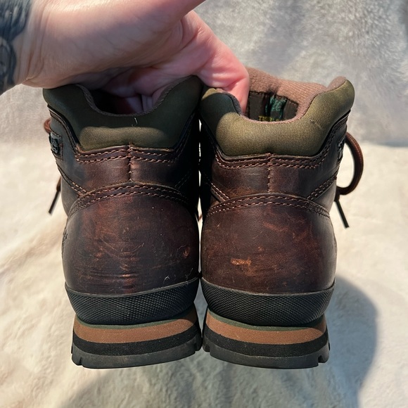 Timberland Womens Euro Hiker BOOTS Style 95310 Brown Leather US Size 8.5 - Picture 6 of 7